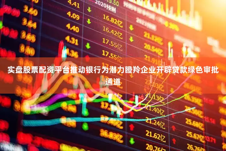 实盘股票配资平台推动银行为潜力瞪羚企业开辟贷款绿色审批通道